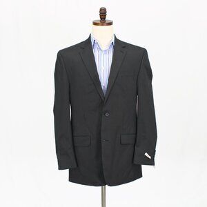 IZOD 42L Gray Solid 2-Button Sport Coat Blazer Jacket T796